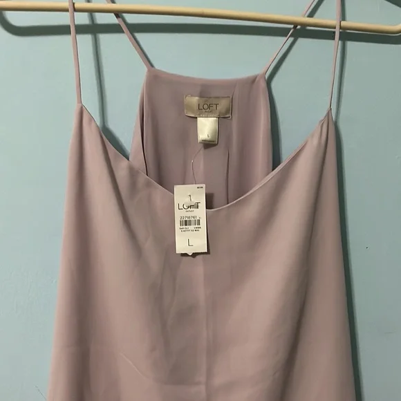 Ann Taylor Loft Size L Flowy Summer Top NWT - Picture 2 of 4